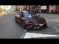McLaren 765LT Supercar Acceleration Sound &amp; Walk Around | Supercars In London 2025 | Car Spotting