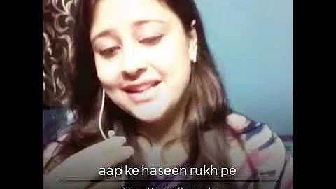 Aap ke haseen rukh pe aaj naya noor hai by tinaakamal somadri