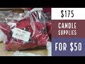 HUGE candle Haul!!! You won&#39;t BELIEVE my great deal! / How To Make Soap