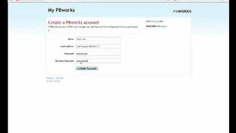 creating a pbworks account