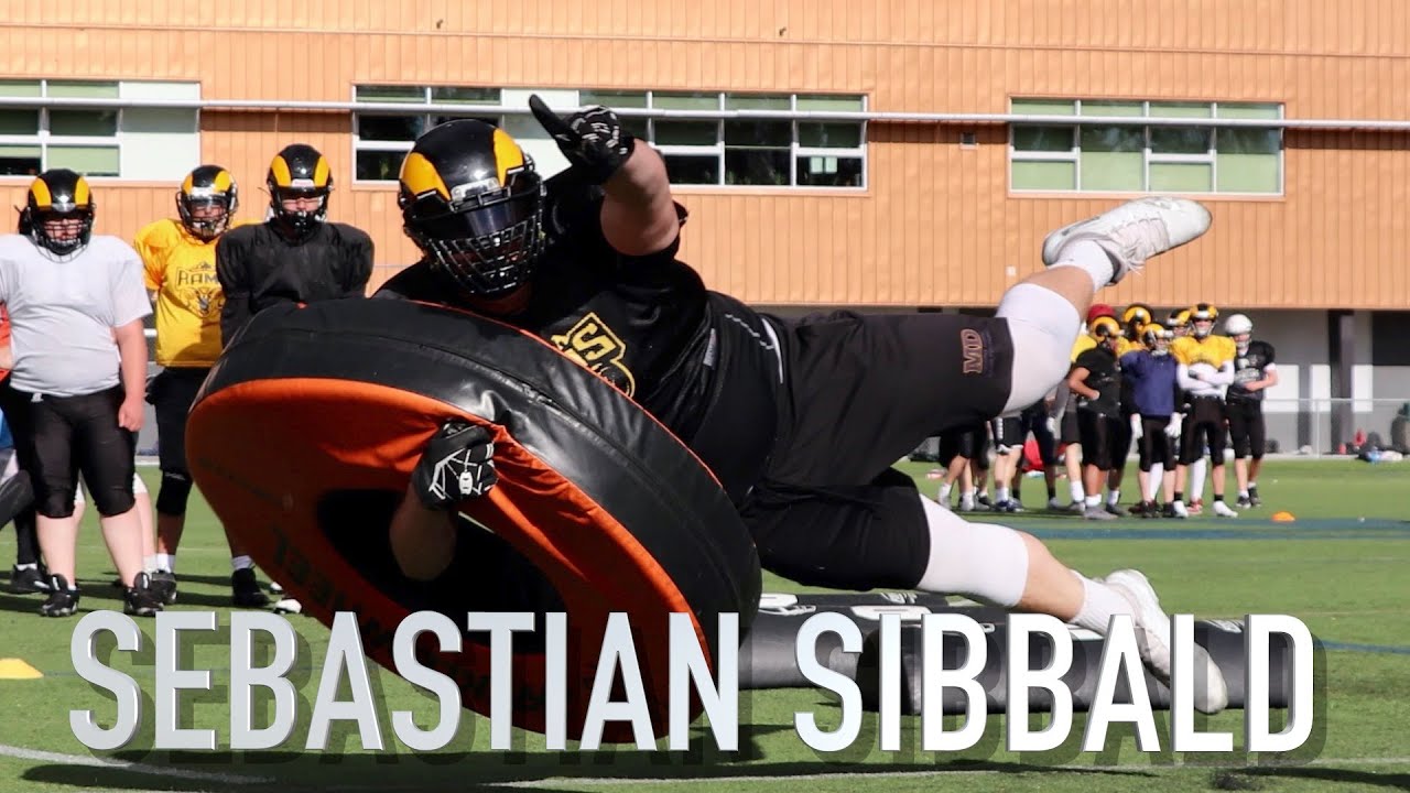 6'7 340lb OT Sebastian Sibbald out of Mt Doug opening eyes across the border.