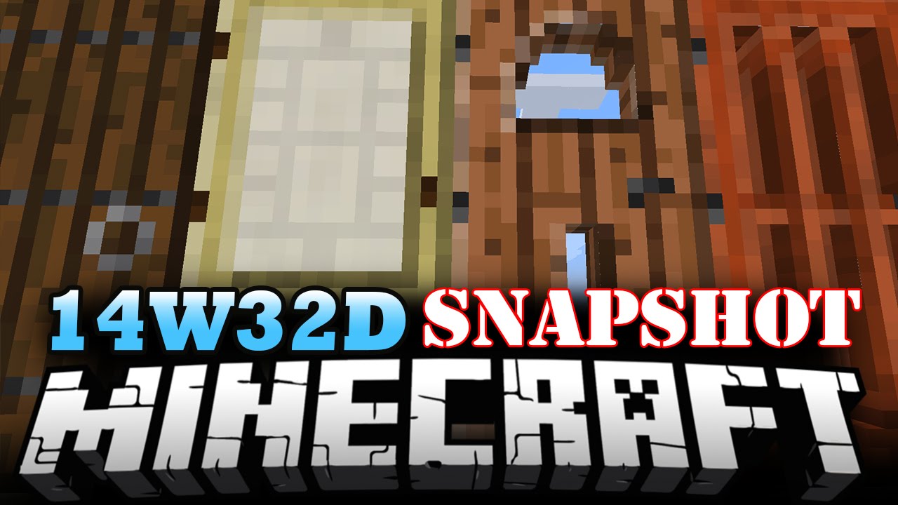 Minecraft Snapshot 14W32D | NEW DOORS, GATES, AND FENCES