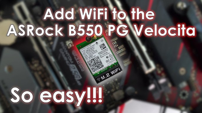 Install Intel AX200 WiFi6 BT5.0 M.2 card module  Add WiFi and Bluetooth to  AsRock X570 [ENG] 