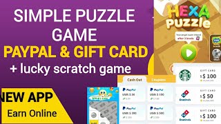 MAKE MONEY ONLINE PAYPAL BY PLAYING SIMPLE GAME #HEXAPUZZLE screenshot 4