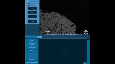 Contour scanning and edge detection