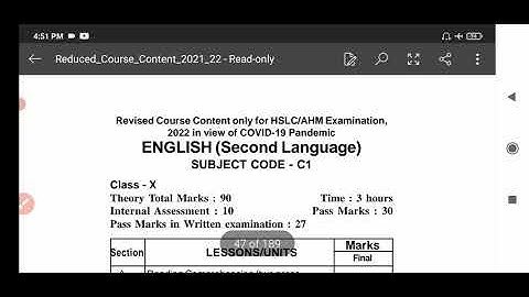 Assam SEBA Class 9 & 10 New Reduce Syllabus 2021/22| হ্ৰাস কৰা Syllabus