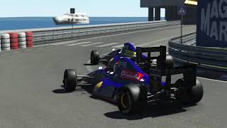 rFactor 2 4K / 1991 Lamborghini F1 Fast Laps At Classic Monaco