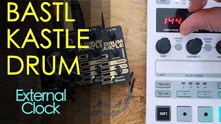 Bastl Kastle Drum - quick walkthrough for using with External Clock screenshot 2