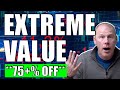 8 STOCKS IN EXTREME VALUE TERRITORY