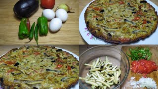 البتنجان بطعم مختلف و بطريقة صحية (بيتزا البتنجان ) eggplant pizza 