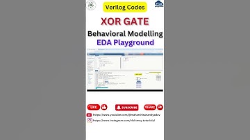 xor gedragsmodellering EDA PLayground