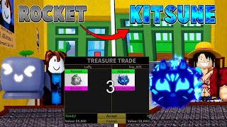 Trading Rocket to Kitsune in Blox Fruits  Part 1