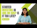 I started investing in my 40s &amp; 50s, Am I screwed? | ithought
