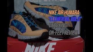 Air Humara Elemental Gold: Sneaker Unboxing and Review