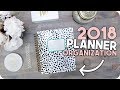 2018 Planner Setup + Organization! January Plan with Me!