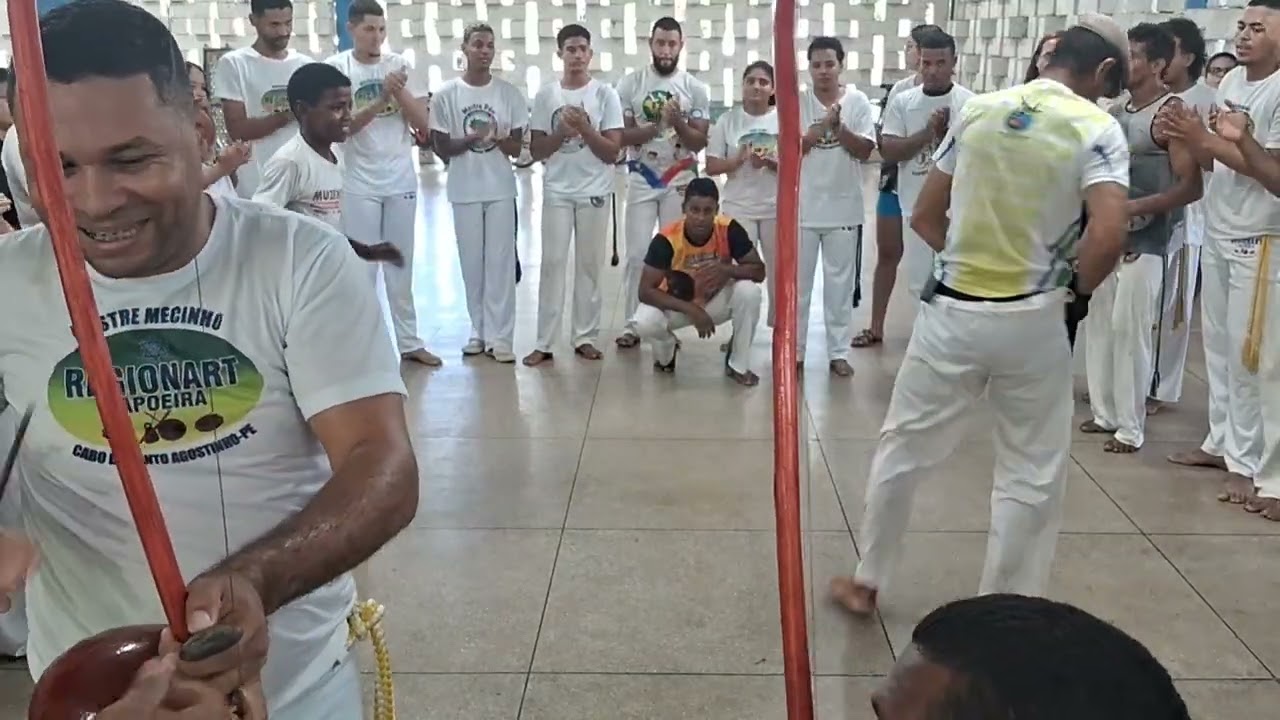 Roda regionart capoeira. org mestre Mecinho, em comemoração ao dia das mulheres 08/03/2026 