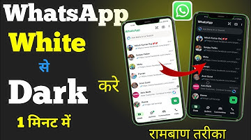 How to Enable Dark Mode on WhatsApp (iPhone & Android)