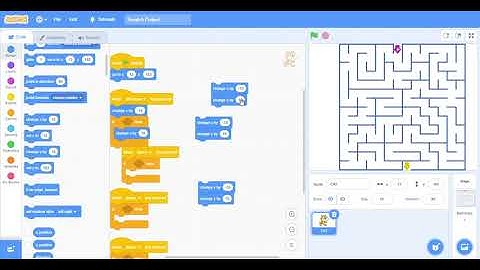 Easy Maze game with Scratch Coding Part 2