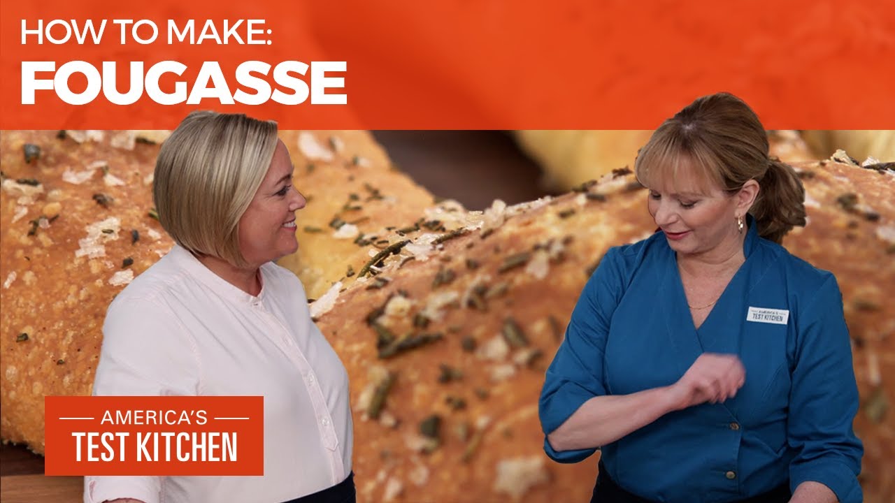 How to Make Rustic French Fougasse Bread | America