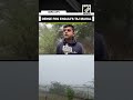 Dense fog covers Agra’s Taj Mahal, making it difficult for visitors to see from Taj view point