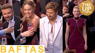BAFTAs 2024 arrivals: Ryan Gosling, Margot Robbie David Beckham Florence Pugh Rami Malek Emily Blunt