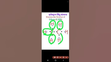#electron dot Structure of #ethane #class10
