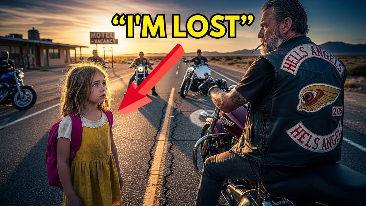 Can you help me?asked the girl lost for days.What the Hells Angels leader did next shocked everyone.