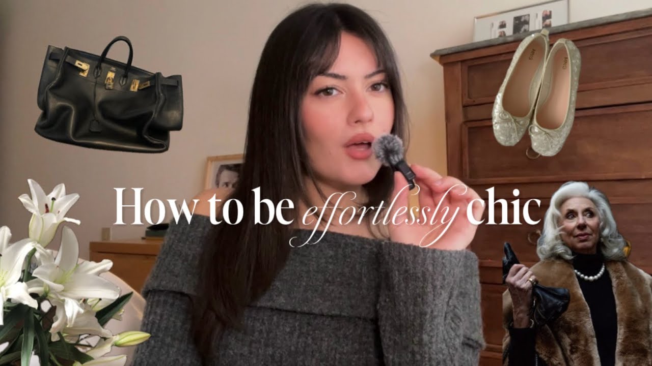 Things that make you chic | how to be classy & elegant | underconsumption 🦢🤍