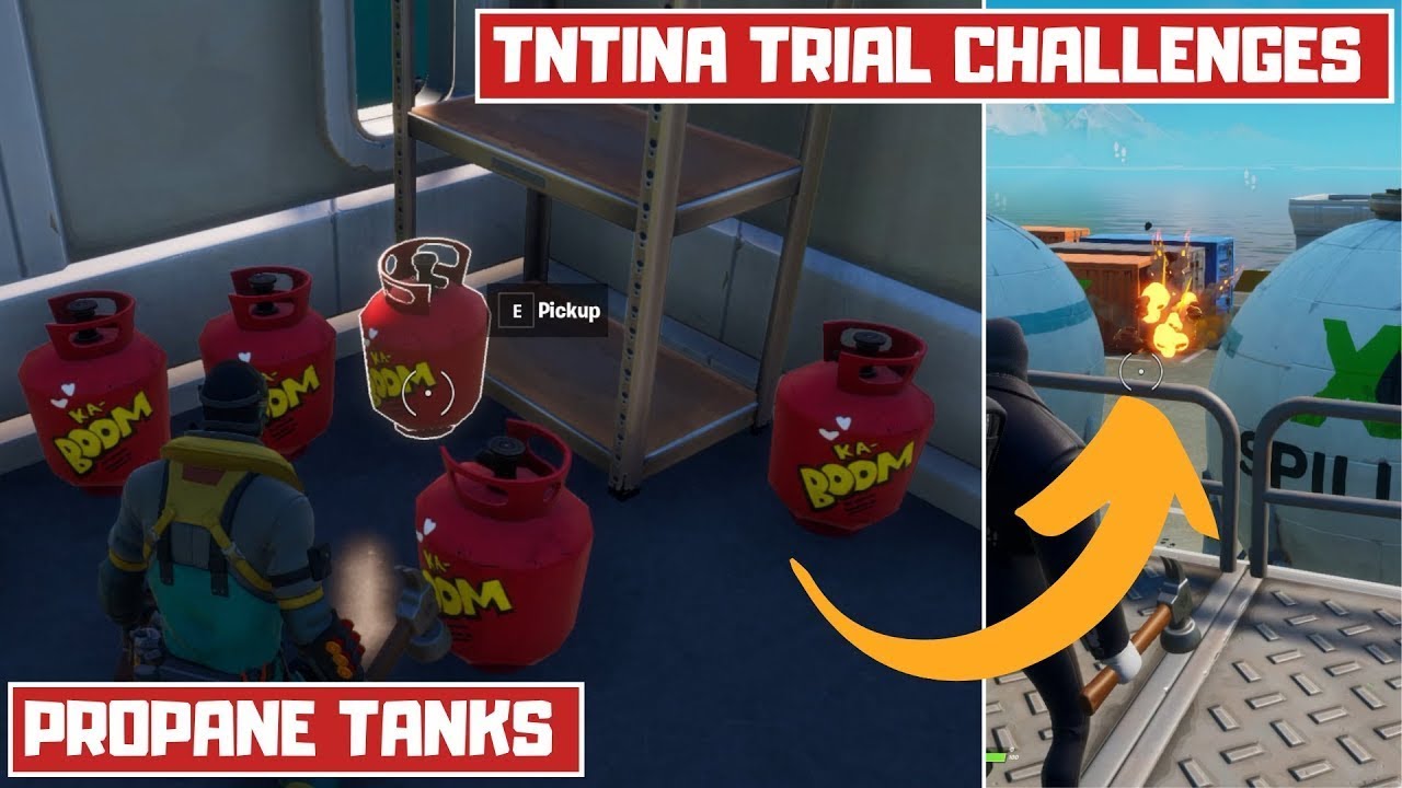 Destroy Structures with Propane Tank Fortnite Challenge Location