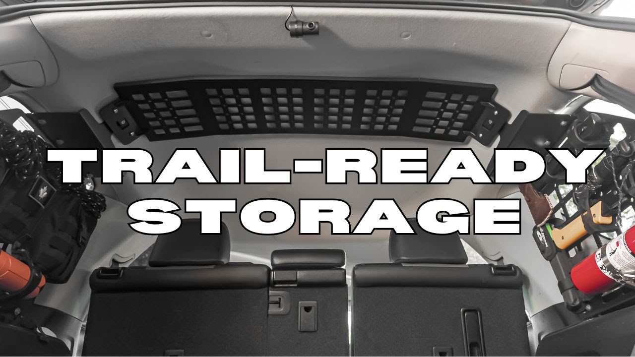 Инновационная система хранения на задних сиденьях (Toyota 4Runner 5-го поколения)
