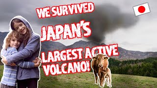 We SURVIVED an erupting volcano in JAPAN!