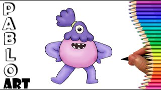 How To Draw Claudette The Fungies - Cartoon Network Learn To Draw Step By Step