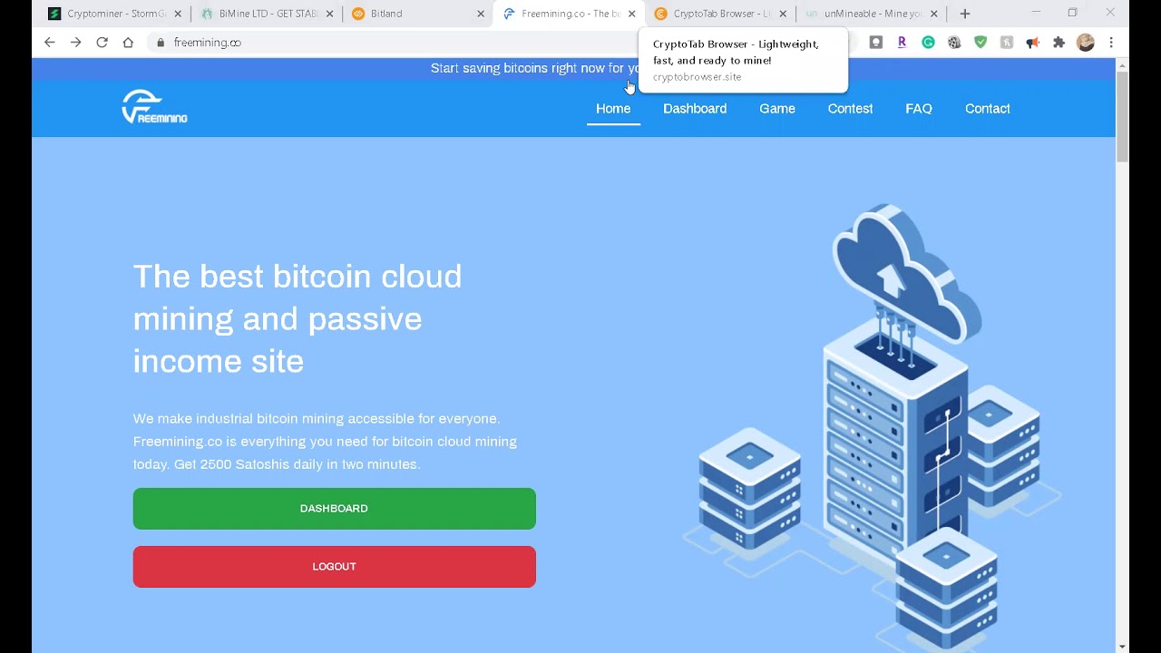 Top 6 Bitcoin Cloud Mining Services: No Cost Bitcoin Mining - Crypto Tab  Browser Still #1