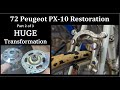 72 Peugeot PX10 restoration part 3 Overhauling the bearings