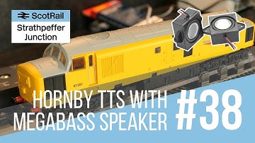 #38 Hornby Class 37 TTS Sound - Mega Bass Speaker Upgrade