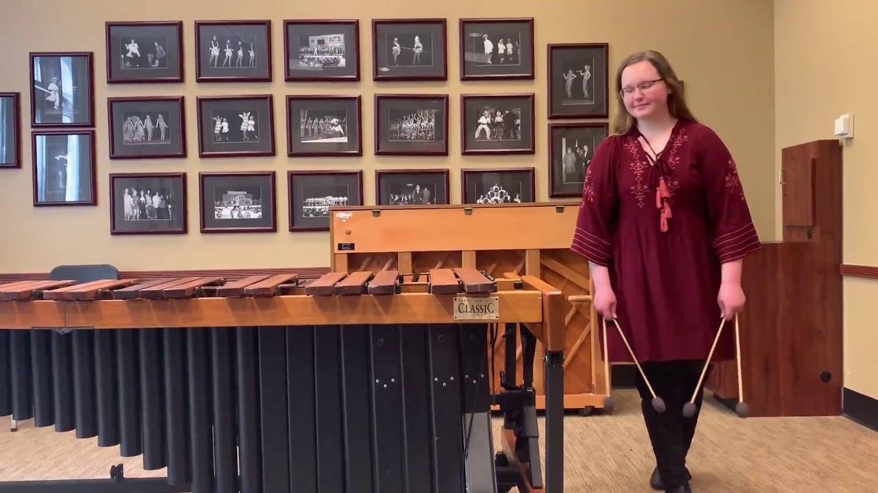 Irielle McConnell’s Marimba Solo @ State Competitions - Marimba Flamenca by Alice Gomez, 4/27/19