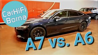 Audi A7 with the standard Audi sound - we've given it a subtle upgrade and are comparing it to th...