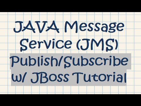 JAVA Message Service (JMS) Publish/Subscribe w/ JBoss Tutorial