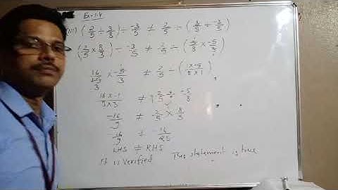 Maths Class- 8 Unit- 1 Rational Numbers Exercise 1.4