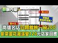 高雄名店四顆餛飩漲80「一碗200元」！紫菜蛋花湯120元 店家：分量增加【薪酸內幕】