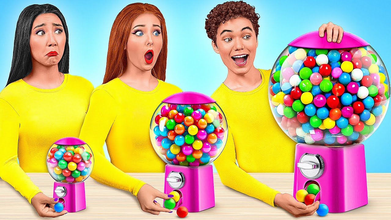 ความท้าทายจานใหญ่ กลาง และเล็ก | สูตรอาหาราหารตลก Multi DO Smile