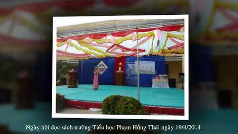 Ngày hội đọc sách trường tiểu học Phạm Hồng Thái