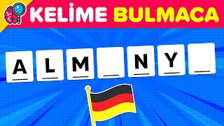 ÜLKELERLE KELİME BULMACA   ⏰ : Eksik Verilen Ülkeleri TAHMİN ET! | Bul Bakalım