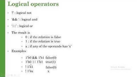 Verilog HDL tutorial in arabic #7 data operators