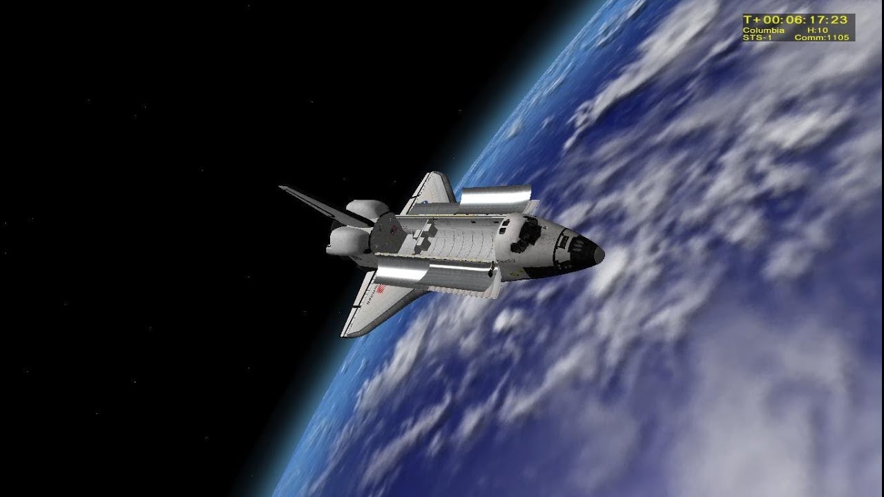 Space shuttle mission simulator german