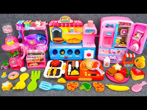 96 Minutes Satisfying with Ice Cream Kitchen Furniture Playset Collection Unboxing Toys (ASMR)