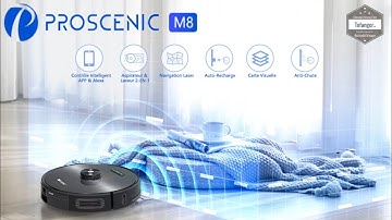 Proscenic M8 Robot Vacuum Cleaner - Proscenic App - Laser Navigation - Wifi - Unboxing