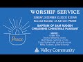 Valley community presbyterian sunday worship  december 10 2023