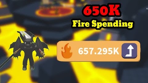 Spending 650k Fire Points (122 Day Grind) Saber Simulator