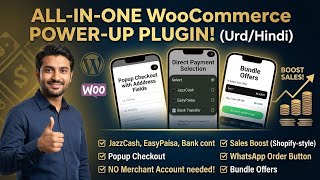 Integrate JazzCash, EasyPaisa & Bank | pop-up Checkout Bundle offers |WooCommerce Wordpress Plugin